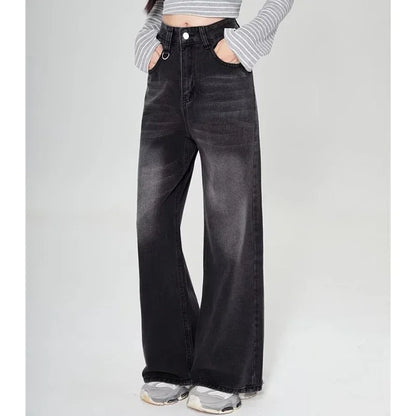 RetroCore Wide-Leg Vintage Denim Jeans