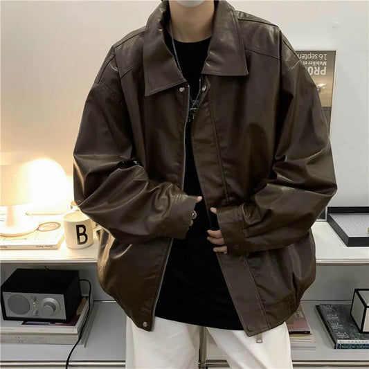 NoirEdge Retro PU Performance Jacket