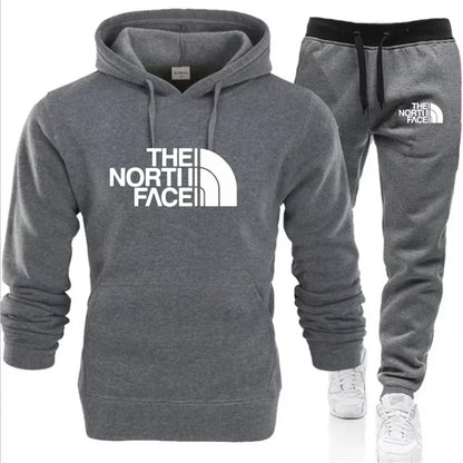 EcoLuxe Autumn Print Hoodie Set