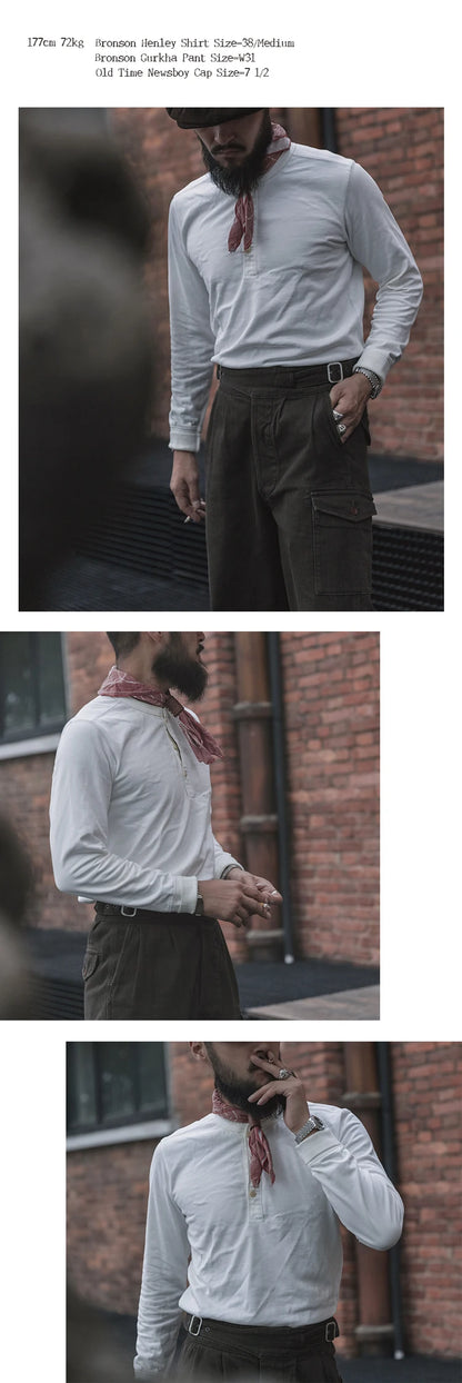 Bronson Heritage 350G Heavyweight Henley