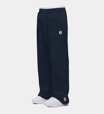 Y2K Embroidered Wide-Leg Street Joggers