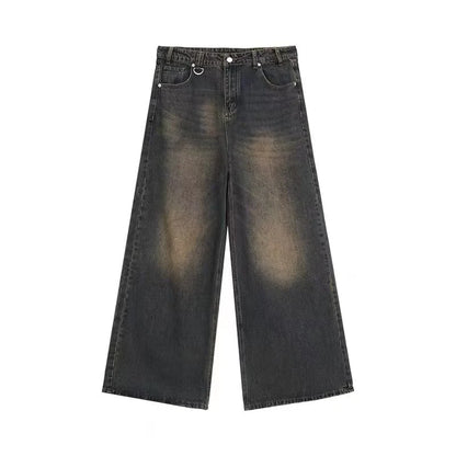 RetroCore Wide-Leg Vintage Denim Jeans