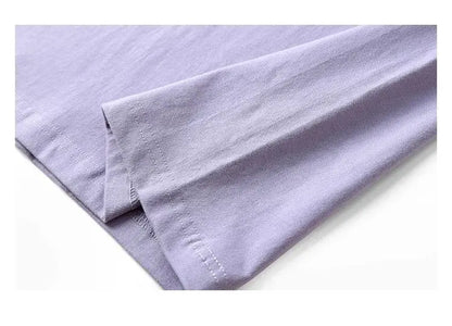 Charcoal Elegance Cotton Tee