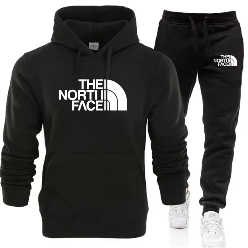 EcoLuxe Autumn Print Hoodie Set